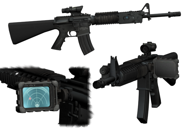 M16A4 и M21 из Modern Warfare 2